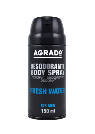 Cosmetice & Ingrijire Personala - Deodorant antiperspirant, men, Fresh Water, 150 ml, Agrado