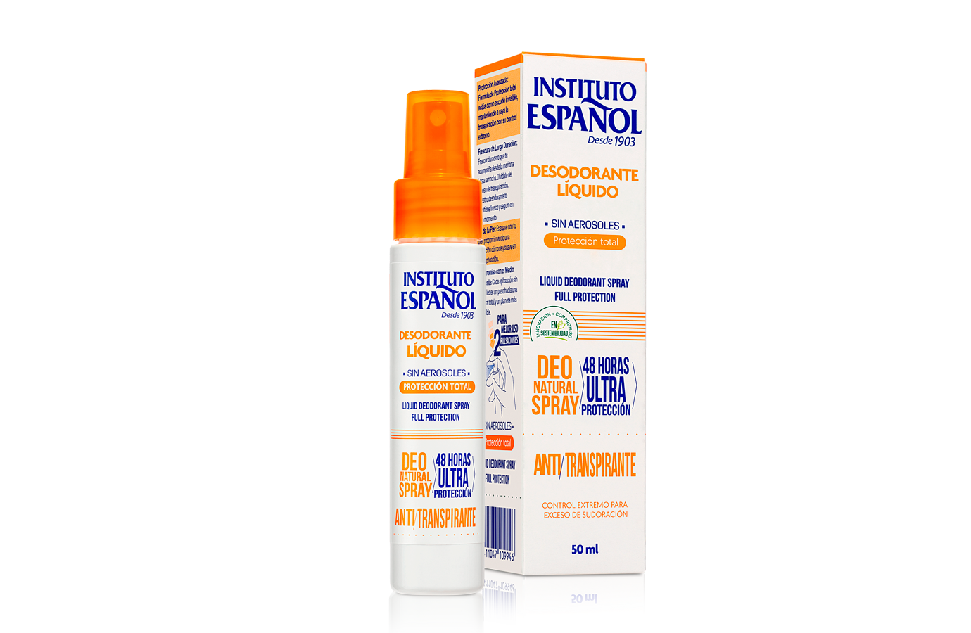Cosmetice & Ingrijire Personala - Deodorant spray pentru protectie totala 50ml