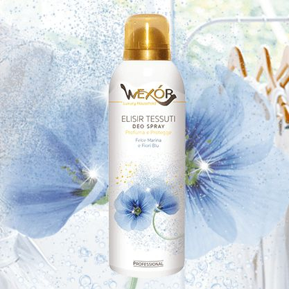 Odorizanti spray si neutralizatori miros ambient si tesaturi - Deospray antimolii textile Felce Marine&Flori Blu 300ml
