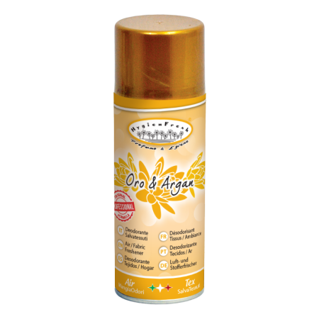 Odorizanti spray si neutralizatori miros ambient si tesaturi - Deospray neutralizare miros,Aur si Argan, 400ml