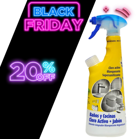 % REDUCERI PRODUSE - Detergent baie si bucatarie cu clor activ si sapun, Concentralia, 425ml