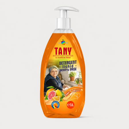 Curatenie & Intretinere Casa - Detergent de vase TANY,eficient,aroma de citrice 1000ml