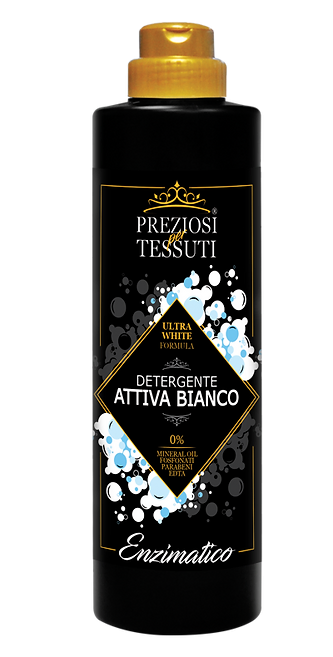 Detergenti de rufe - Detergent enzimatic pentru spalarea rufelor albe, Attiva Bianco, 750ml