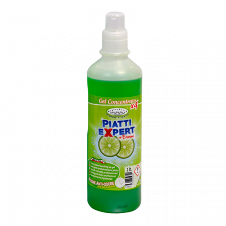 Detergenti de vase si solutii pentru bucatarie - Detergent de vase,gel,ultra-concentrat, lamaie verde Piatti Expert, 1L