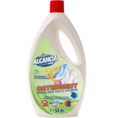 Recomandarea DAXI - Detergent lichid cu bicarbonat, pentru rufe albe si colorate, 5 L