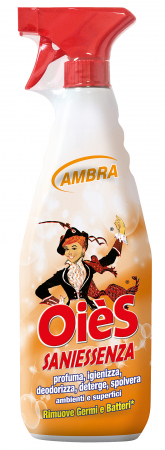 Odorizanti & Neutralizatori pentru Miros - Detergent multisuprafete puternic parfumat,aroma Ambra,Oies,750 ml