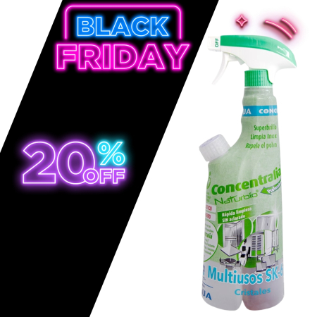 % REDUCERI PRODUSE - Detergent multiusos superconcentrat NaturBio cu Bioalcool 425ml