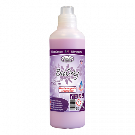 Detergenti Rufe & Intretinere Textile - Detergent parfumat multi-enzimatic Bio, Orhidee salbatica, 1l