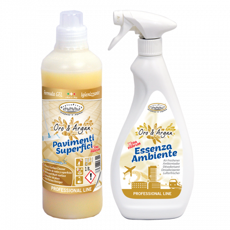 Detergent parfumat pentru pardoseli si multi-suprafete, Aur & Argan, 1l [3]