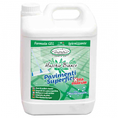 Articole HoReCa - Detergent parfumat pt.pardoseli si multi-suprafete Mosc Alb 5l
