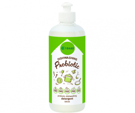Detergenti BIO - Detergent probiotic de vase, Kiwi, 500ml