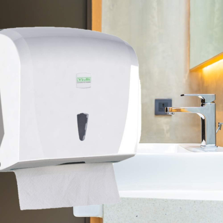 Recomandarea DAXI - Dispenser (dozator) prosop hartie Z Vialli K20, 200buc, Alb
