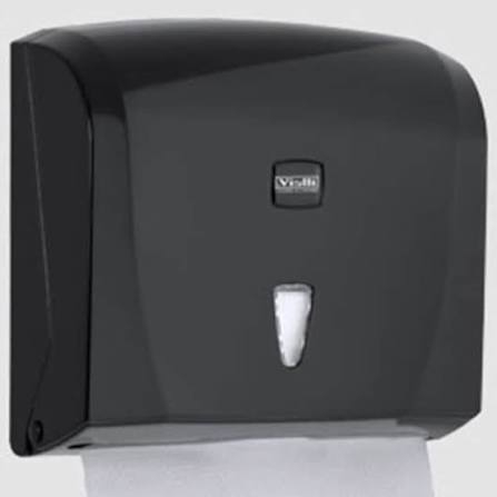 Dispenser (dozator) prosop hartie Z Vialli K20B, 200buc, Negru [1]