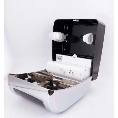 Dispenser hartie Autocut ,crom/negru, cu senzor ,F120 [7]