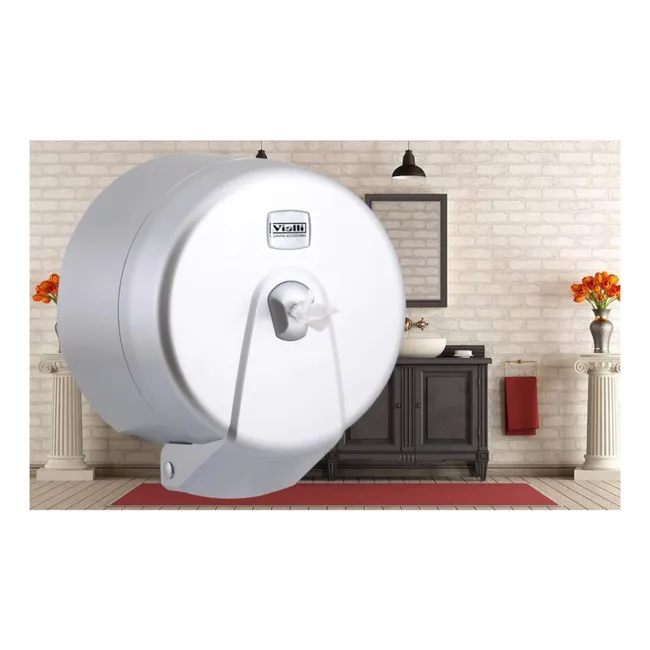 Recomandarea DAXI - Dispenser hartie igienica Jumbo, 26 x 24 x 13 , cm, ABS, Gri