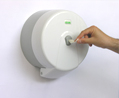 Dispenser hartie igienica jumbo,derulare centrala alb,Vialli [3]