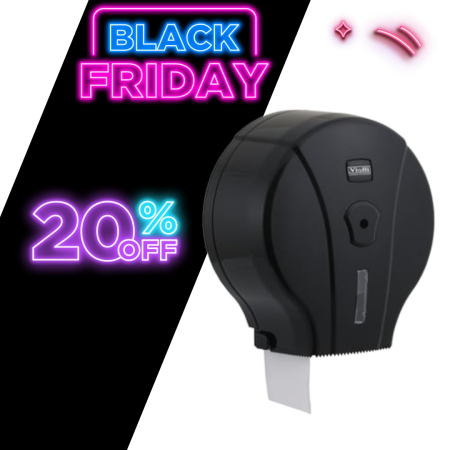 Articole HoReCa - Dispenser hartie igienica jumbo,negru