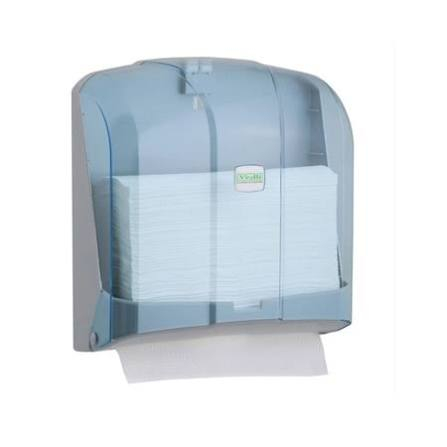Recomandarea DAXI - Dispenser prosop hartie Z, capacitate 200, transparent, Vialli, K2T