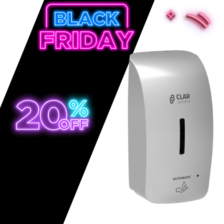 Articole HoReCa - Dozator automat, cu senzor cromat, pentru sapun, gel hidroalcoolic si dezinfectant de maini 1000ml