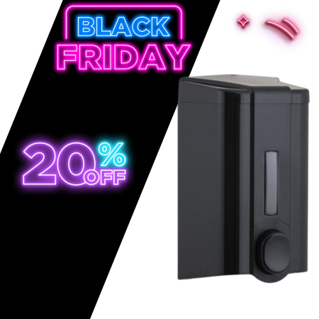 Articole HoReCa - Dozator sapun lichid,negru,1000ml,Vialli, Cod S4B