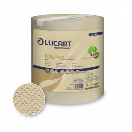 Hartie si servetele - Rola prosop bucatarie Eco Natural, 2 straturi, 300 foi, 63ml/rola