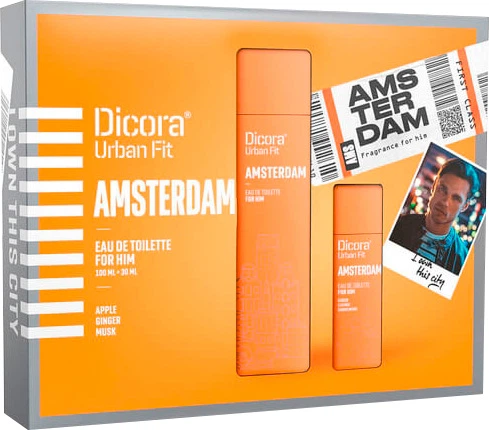 EDT Set man Dicora Urban Fit Amsterdam 100ml + 30ml