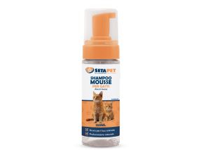 PetShop - Sampon Silkpet cu aloe vera și ovaz, fara clatire, pentru pisici, 150ml