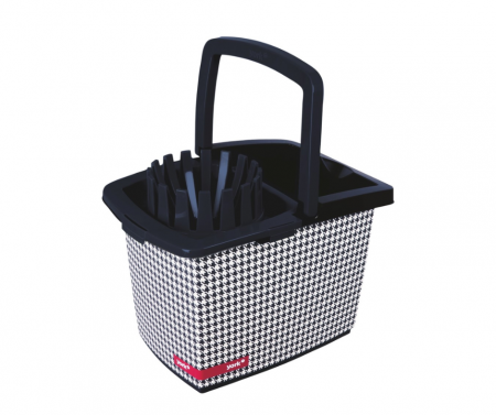 Articole Menaj & Accesorii pentru Casa - Galeata dreptunghiulara cu storcator 15L Pepita, York