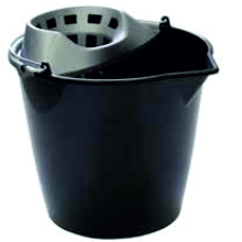 Galeata ovala cu storcator, neagra, 13L, New Mop