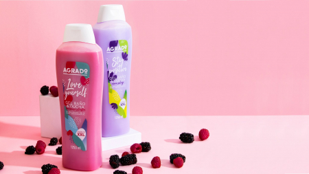 Gel de dus cu aroma de zmeura Love yourself,1250ml [4]