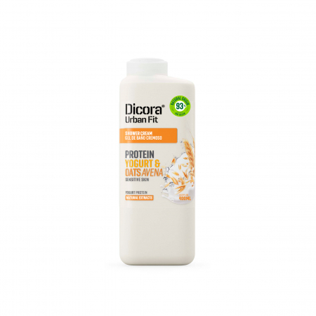 Gel de dus cu proteine Iaurt si Ovaz pentru piele sensibila, 400ml