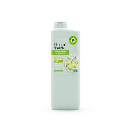 Cosmetice & Ingrijire Personala - Gel de dus cu Vitamina A, Lapte si Pepene-PH Neutru, 750ml