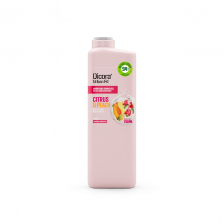 Gel de dus cu Vitamina C, Citrice si Piersica-PH Neutru, 750ml