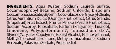 Gel de dus cu Vitamina C, Citrice si Piersica-PH Neutru, 750ml [2]