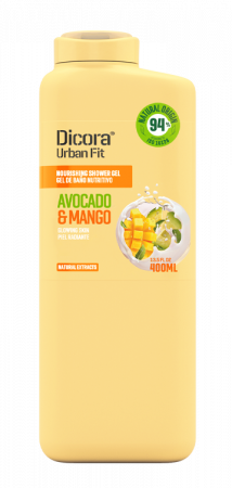 Gel de dus cu Vitamina E, Mango si Ulei de Avocado-PH Neutru, 400ml