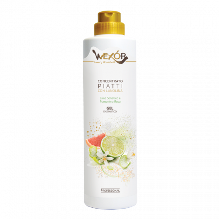 Curatenie & Intretinere Casa - Gel enzimatic pentru vase ,cu lanolina ,lime si grepfruit 750ml