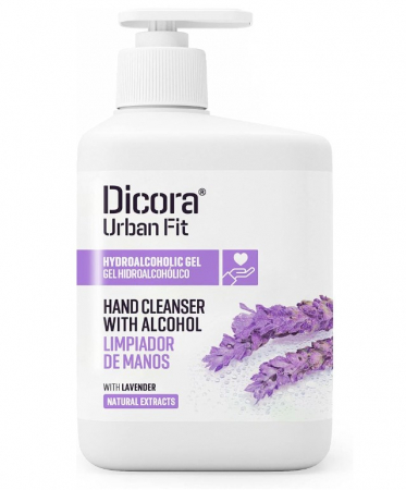 Sapun lichid,solid , spuma si sare de baie - Gel hidroalcoolic pentru maini cu Lavanda, 500ml