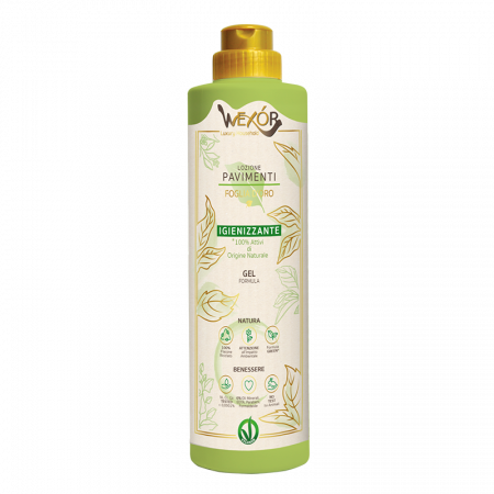 Detergenti BIO - Gel pentru pardoseli igienizant si parfumat Foglia D'Oro Veganok, 750ml, Wexor