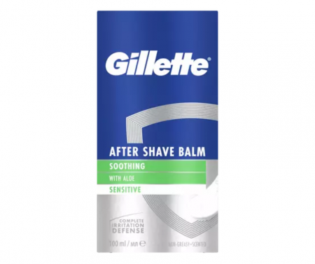 Lotiuni ,lapte,creme si uleiuri pentru fata si corp - Gillette Sensitive After Shave Balm, balsam calmant după bărbierit pentru bărbați, 100 ml