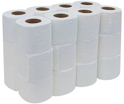 Articole Menaj & Accesorii pentru Casa - Hartie igienca alba celuloza,3straturi,70m,10role/set