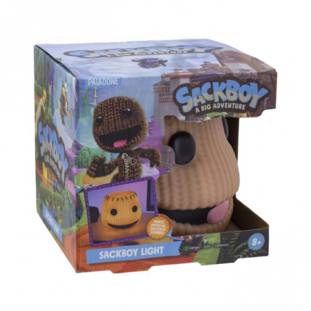 Lampa Sackboy 3D- LUMINĂ ȘI SUNET, 10 cm [1]