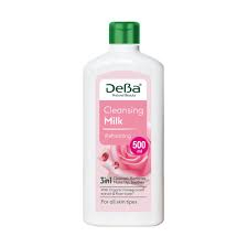 Cosmetice & Ingrijire Personala - Lapte demachiant pentru toate tipurile de ten Pom&Rose 500ml