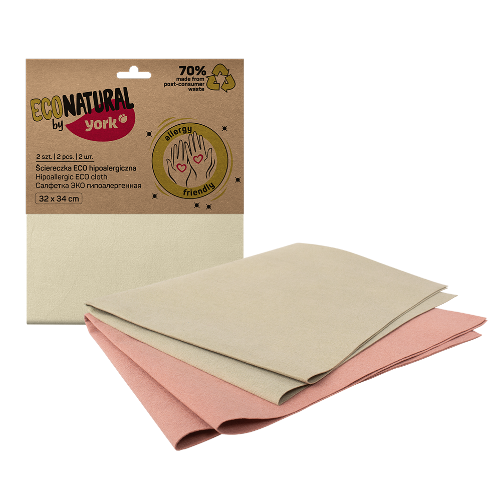 Articole menaj ECO NATURAL si materiale reciclate - Laveta eco hipolergenica 2buc/set Eco Natural