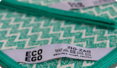 Laveta microfibra pentru bucatarie, Zig-Zag, Eco Ego [1]