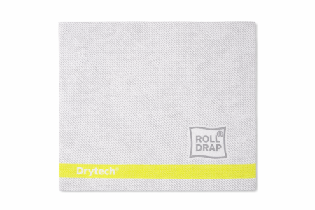 Lavetă microfibră profesională Drytech, galben, 40x40 cm, rolă, 5 bucăți - Roll Drap [1]