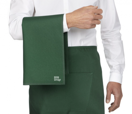 Laveta speciala de bucatarie, 100% bumbac, 40x64 cm, Verde - Roll Drap [1]