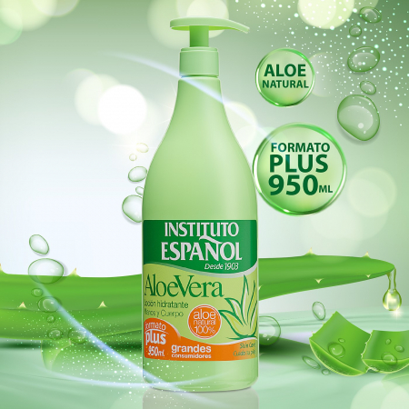 Cosmetice & Ingrijire Personala - Lotiune hidratanta pentru maini si corp cu Aloe vera 950ml