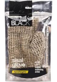Manusa de masajBlack Men Sisal, exfolianta, pentru barbati [1]