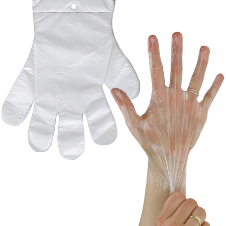Saci si manusi menaj, folii alimentare si hartie de copt - Manusi de unica folosinta, marimea L, 100buc/set