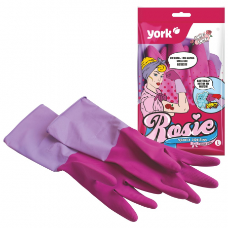 Articole Menaj & Accesorii pentru Casa - Manusi menaj de cauciuc,parfumate, marimea L Rosie